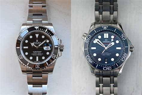 omega seamaster rolex submariner comparison|rolex submariner vs omega ocean.